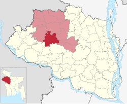 Location of Manda