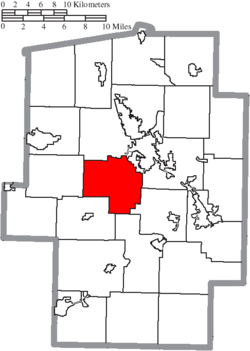 Location of York Township in Tuscarawas County