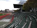 Vue du stade depuis les gradins