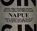 Napue rye gin label by the Kyrö Distillery Company