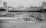 La cerimonia di apertura delle Olimpiadi 1912.