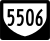 Highway 5506 marker