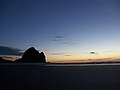 Piha auringon laskettua