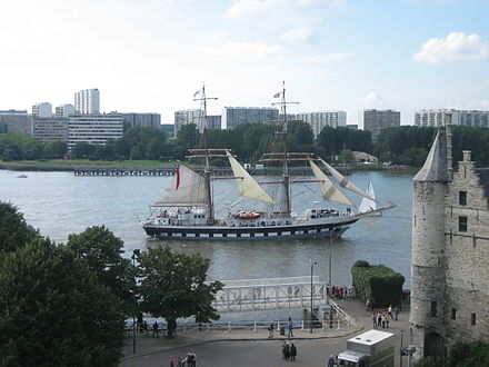 Le Prince William a Anvers en 2006 durant les Tall Ships Races.