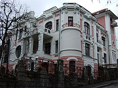 Art Nouveau building, built by architect V.P. Listovichiy