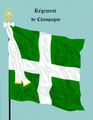 Drapeau du régiment de Champagne