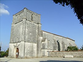 The church in Romegoux