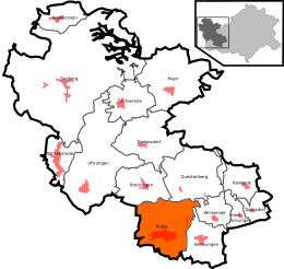 Roßla – Mappa