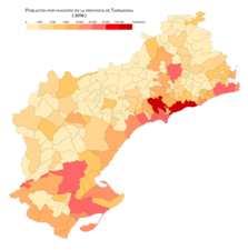 Población por municipio (2018)