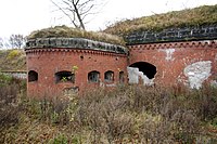 Ruins of caponier of Fort XII ("Władysław Jagiełło")