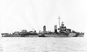 USS Woodworth (DD-460) in 1944