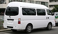 Nissan Caravan High Roof with single sliding door (facelift)