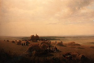 A Cornfield, by Peter de Wint,1815 (V&A)