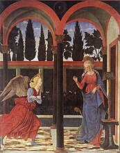 Alesso Baldovinetti, Annonciation, 1457.