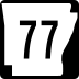 Highway 77 marker