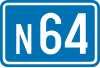 Image illustrative de l’article Route nationale 64 (Belgique)