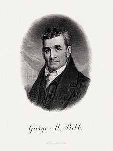 George M. Bibb, by the Bureau of Engraving and Printing (restored by Godot13)