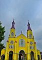 Cathédrale San Francisco, à Castro, l'une des 16 églises classées par l'UNESCO.