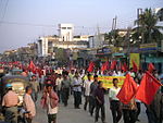 Demonstration i Agartala.