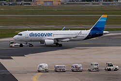 Discover Airlines A320 Start in Frankfurt (2023)