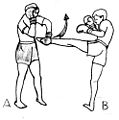 3.2 - Deflection (action de déviation du front-kick)