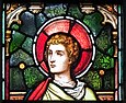 Stained glass of John the Evangelist