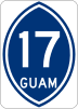 Guam Highway 17 marker