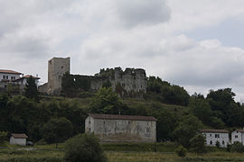 The chateau of Guiche, seat of the Dukes of Gramont