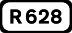 R628 road shield}}