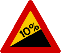 Steep ascent