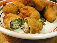 Jalapeño "poppers", another form of chiles rellenos