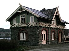 La gare de « Langstein », aujourd'hui fermée.