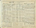 Log Book page where vessel name is changed to Jenny 2. 10 April 1963