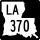 Louisiana Highway 370 marker
