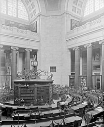 Low Memorial Library, Columbia University, construida en 1895. Fotografía tomada entre 1900 y 1910.