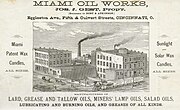 The Miami Oil Works factory in downtown Cincinnati, owned by Gest's father Joseph John Gest