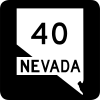 Nevada SR 40 shield