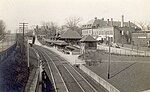 Newton Center station on the Highland Branch circa 1907-1915