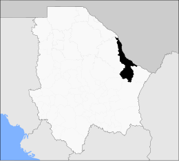 Ojinaga – Mappa