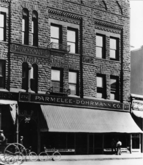 Parmelee-Dohrmann store at the Workman Block, 232–234 S. Spring, photo c.1900-1906