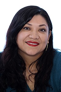 Grande at the 2018 Texas Book Festival.