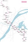 Wuhan Metro Line 2 is the first underground rail line crossing the Yangtze River.