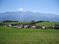 Vue générale du centre du village