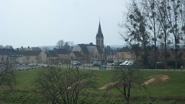 The church of Sainte-Jamme-sur-Sarthe