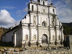 Iglesia de Nuestra Señora de Concepción (1699-1721) en San Manuel Colohete, obra del arquitecto guatemalteco don Diego de Porres