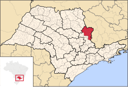 São João da Boa Vista – Mappa