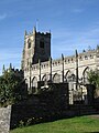 The Church of St Neot, famous for its late medieval stained glass