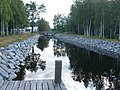 La route régionale 438 sur le pont du canal de Telataipale.