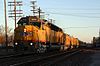 Union Pacific #6936 is the only DDA40X still in service with Union Pacific Railroad, though it is mostly used to haul excursions.