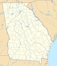Map showing the location of Vogel State Park